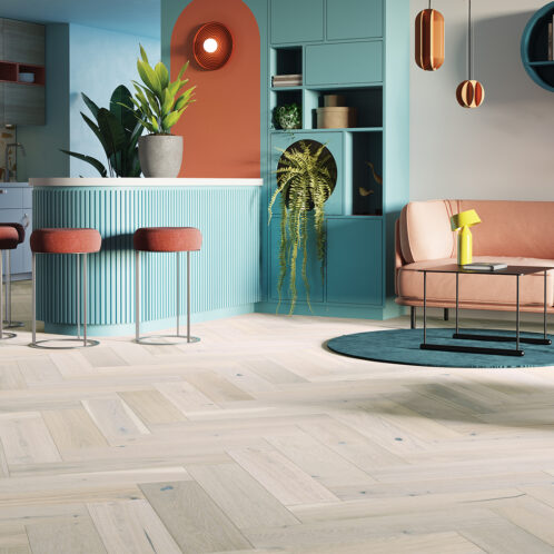 Rovere Cappuccino Spina a Pesce 180