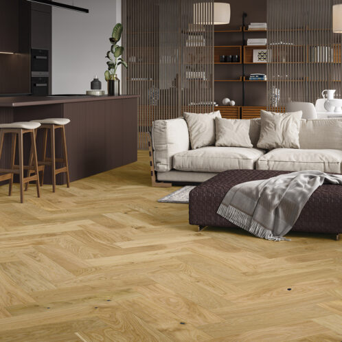 Rovere Caramel Spina a Pesce 180