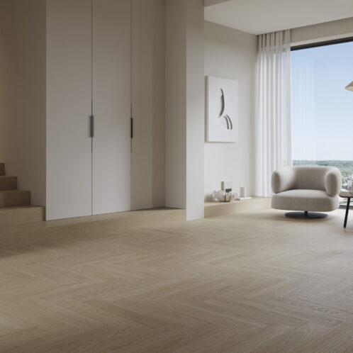 Pavimento SPC Rovere Flax Spina a Pesce